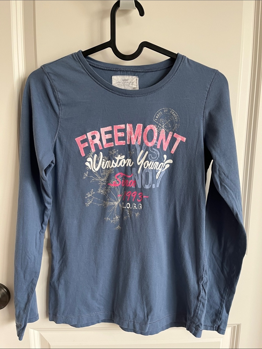 H&M Kids Freemont Graphic Long Sleeve Tee - Blue